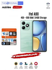 Itel A90 - 4GB RAM - 64GB Storage - Easy Monthly Installments - PTA Approved - 1 Year Official Warranty - The Original Bro Mobiles - TOB70